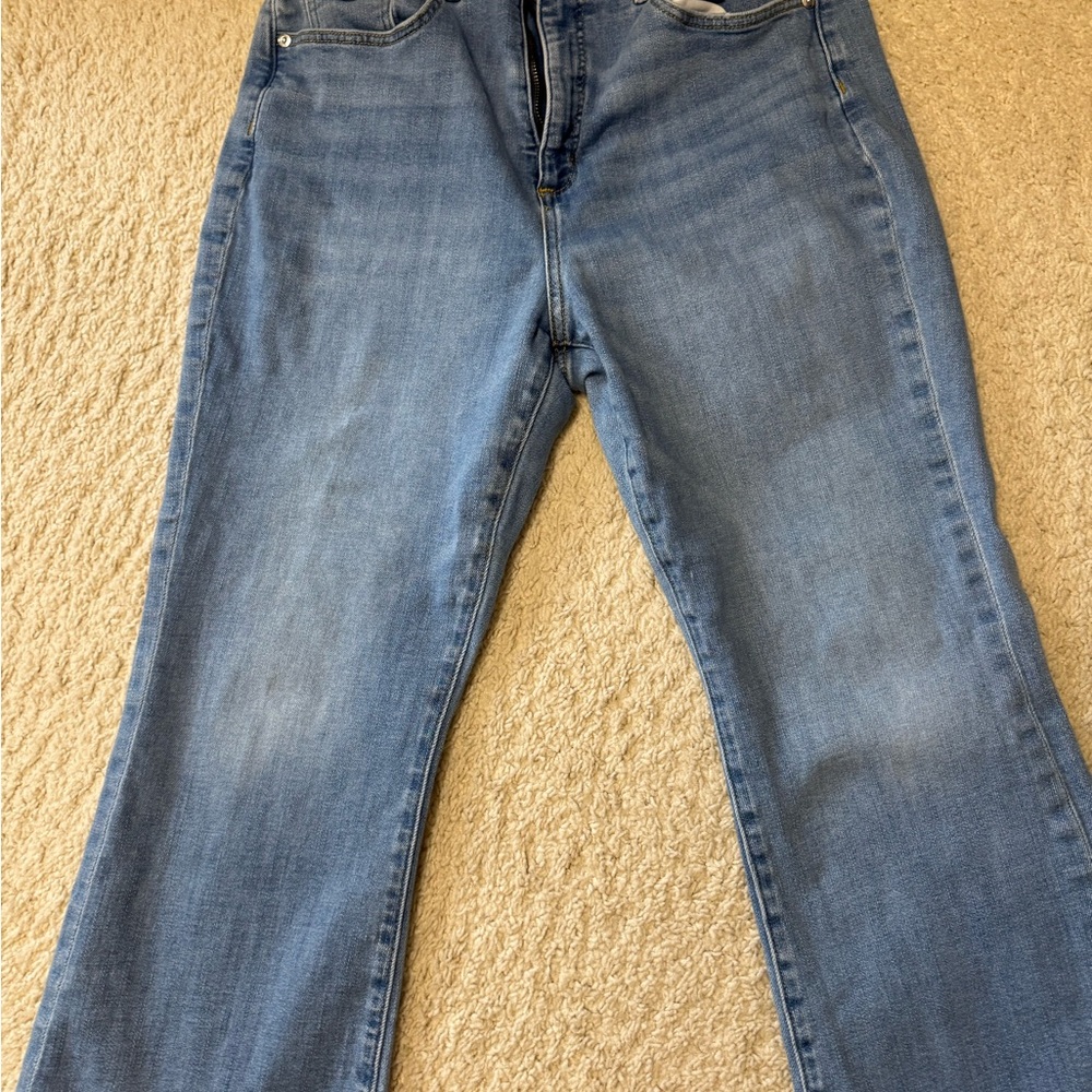 LOFT Women's Blue Ankle Jeans